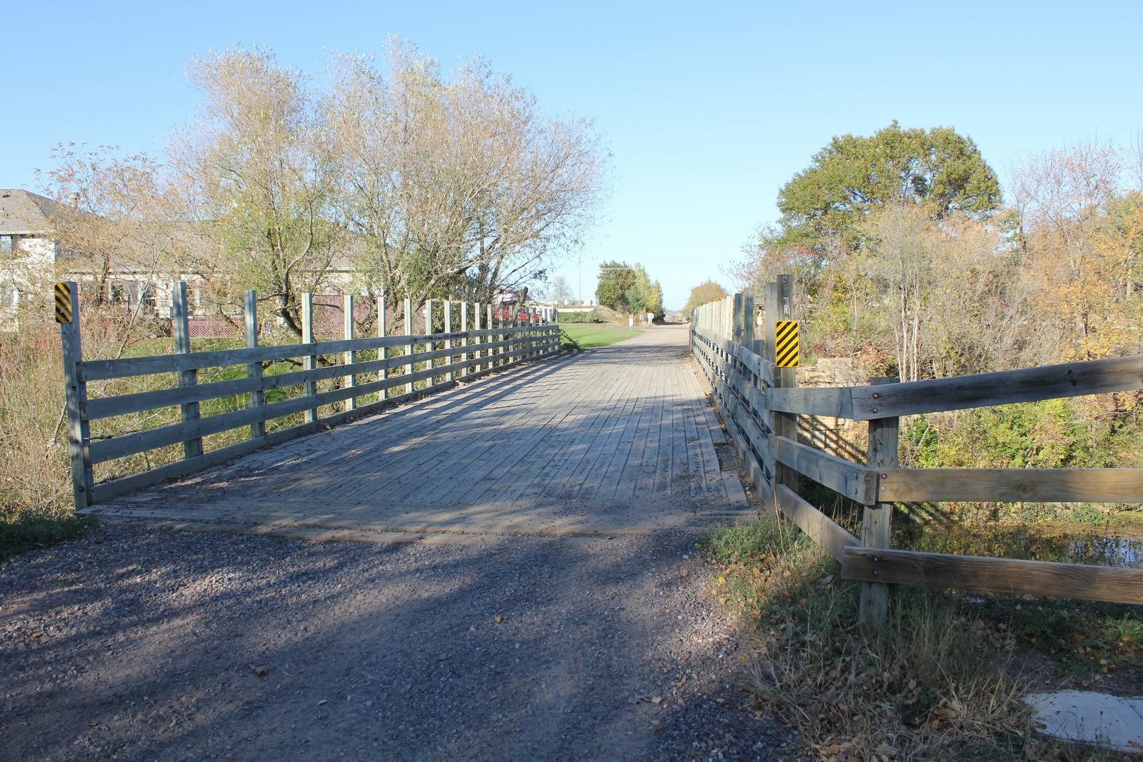 Looking north